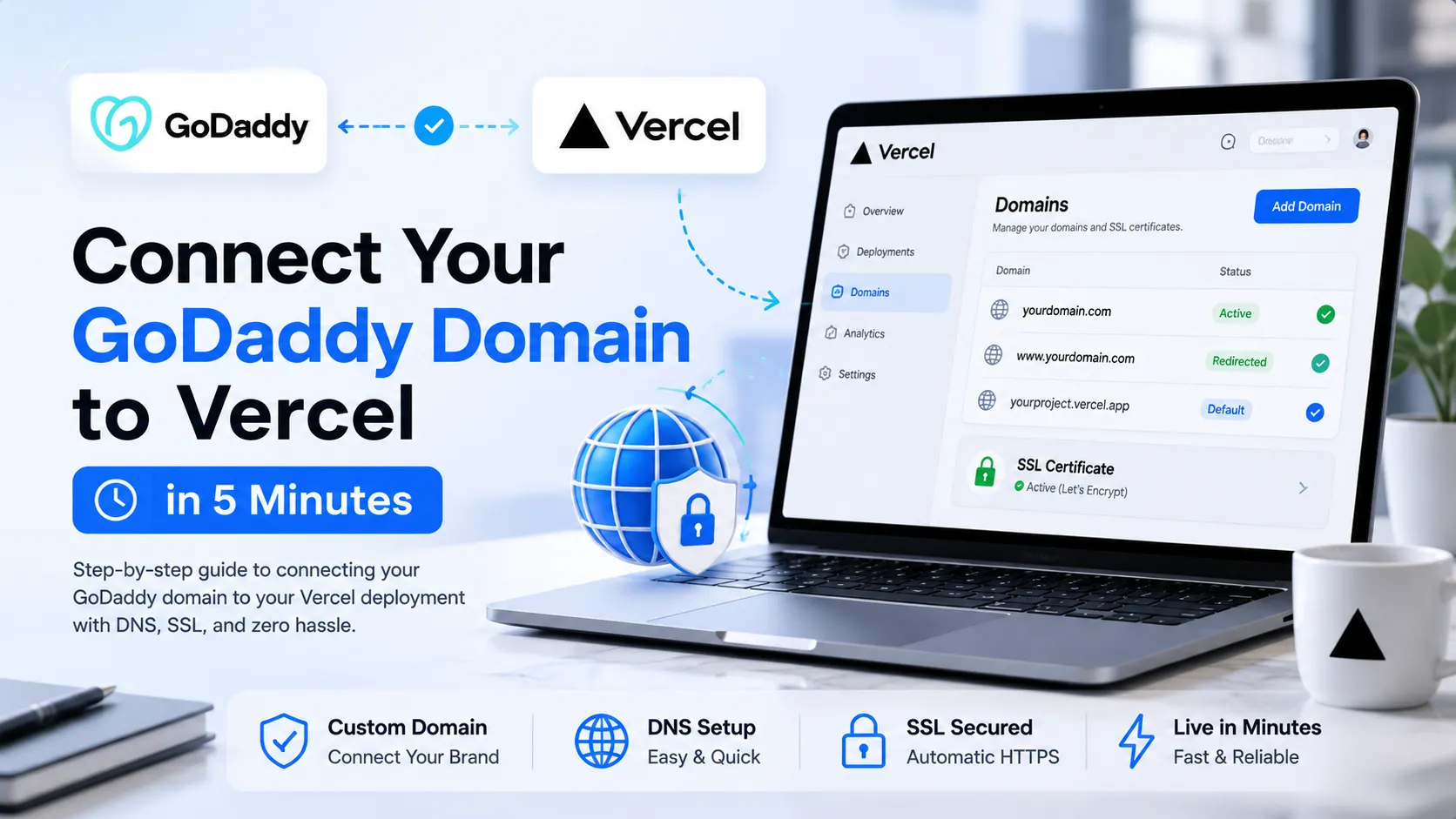 How to Connect a GoDaddy Domain to Vercel (2026 Step-by-Step Guide)