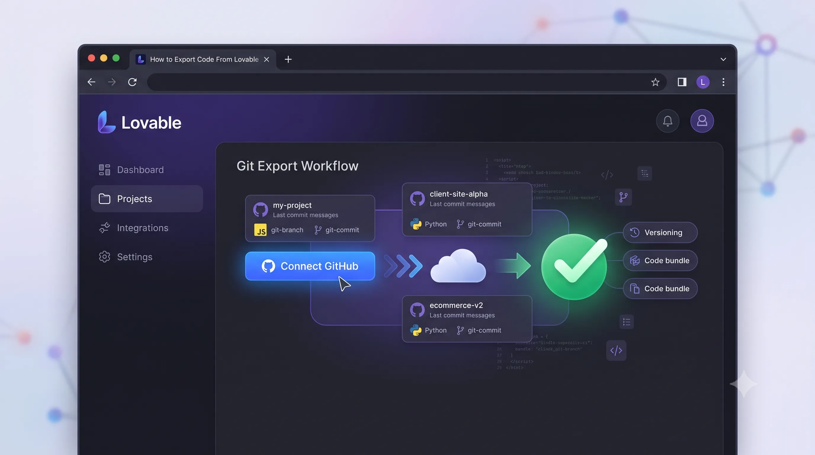 How to Export Code From Lovable to GitHub or Local (2026 Guide)
