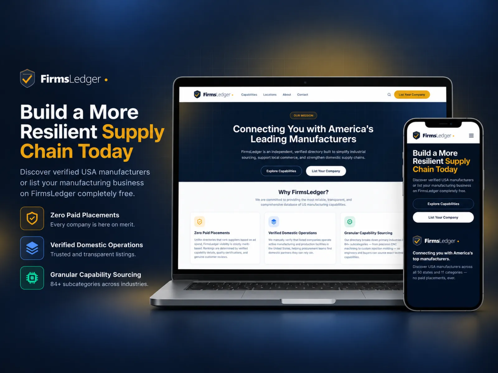 FirmsLedger: build a more resilient supply chain