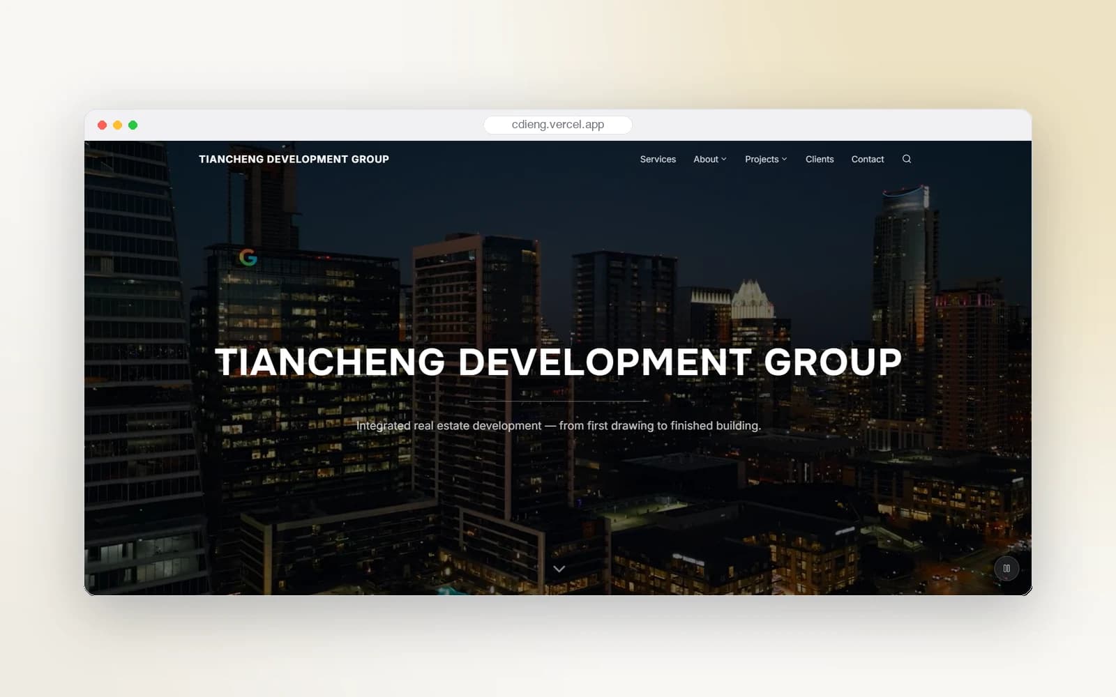 TianCheng Development Group project