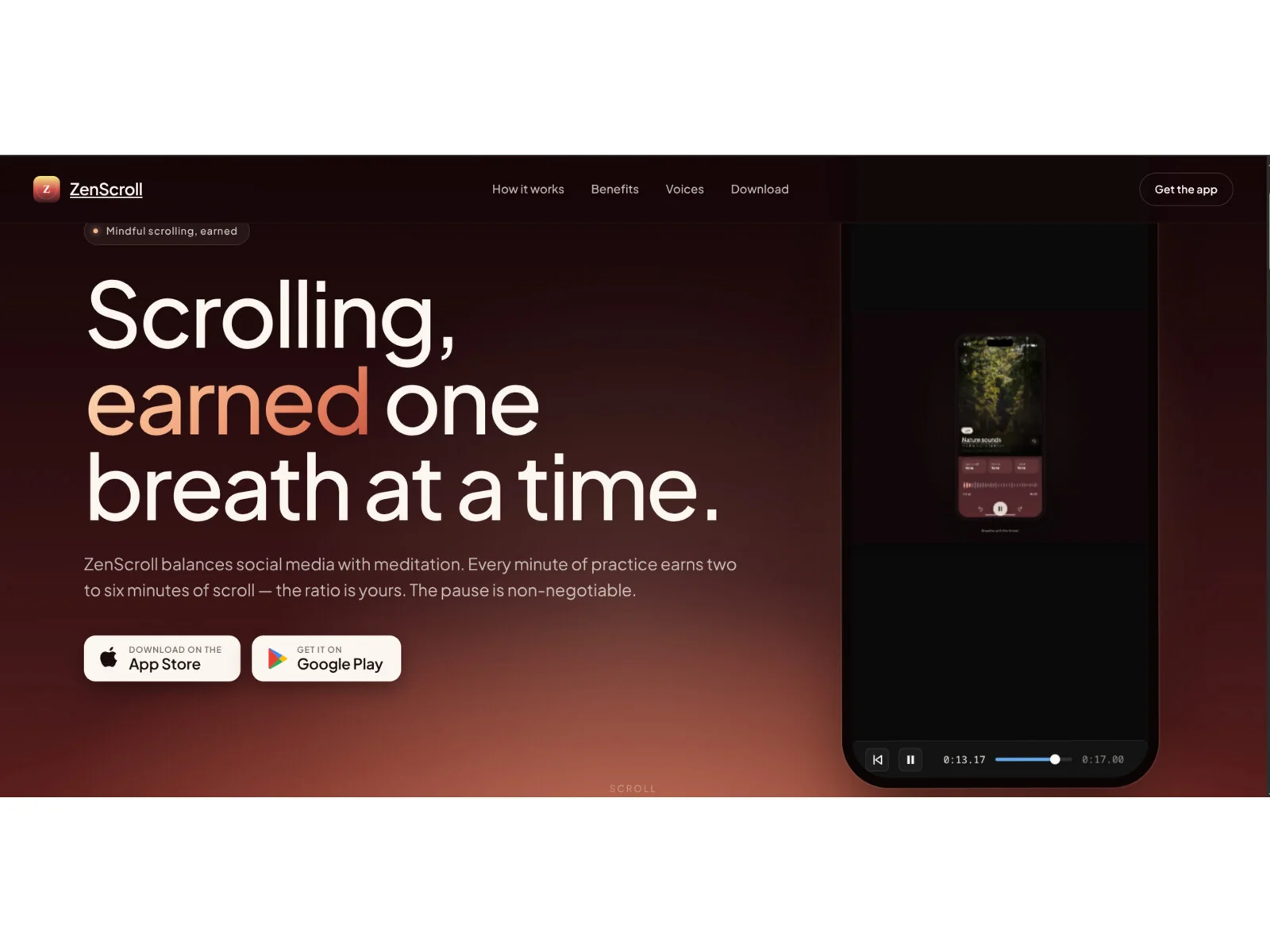 ZenScroll project