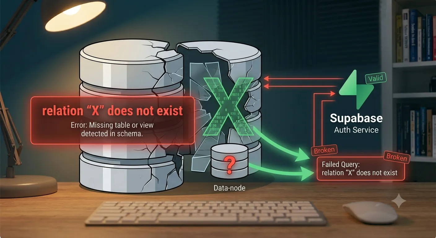 Broken database relation with a 